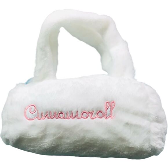 NEW Cinamoroll White Plush Shoulder Crossbody Handbag - Picture 4 of 12